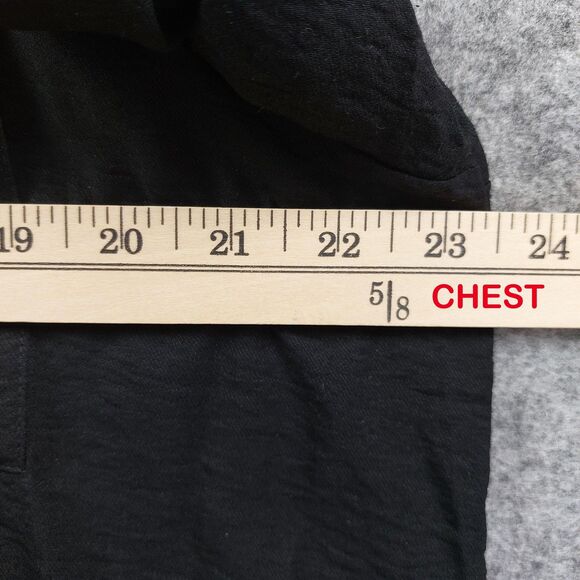 Jane & John Pullover Womens Sz L Black Hooded Graphic Drawstring Casual Baggy - Picture 3 of 10